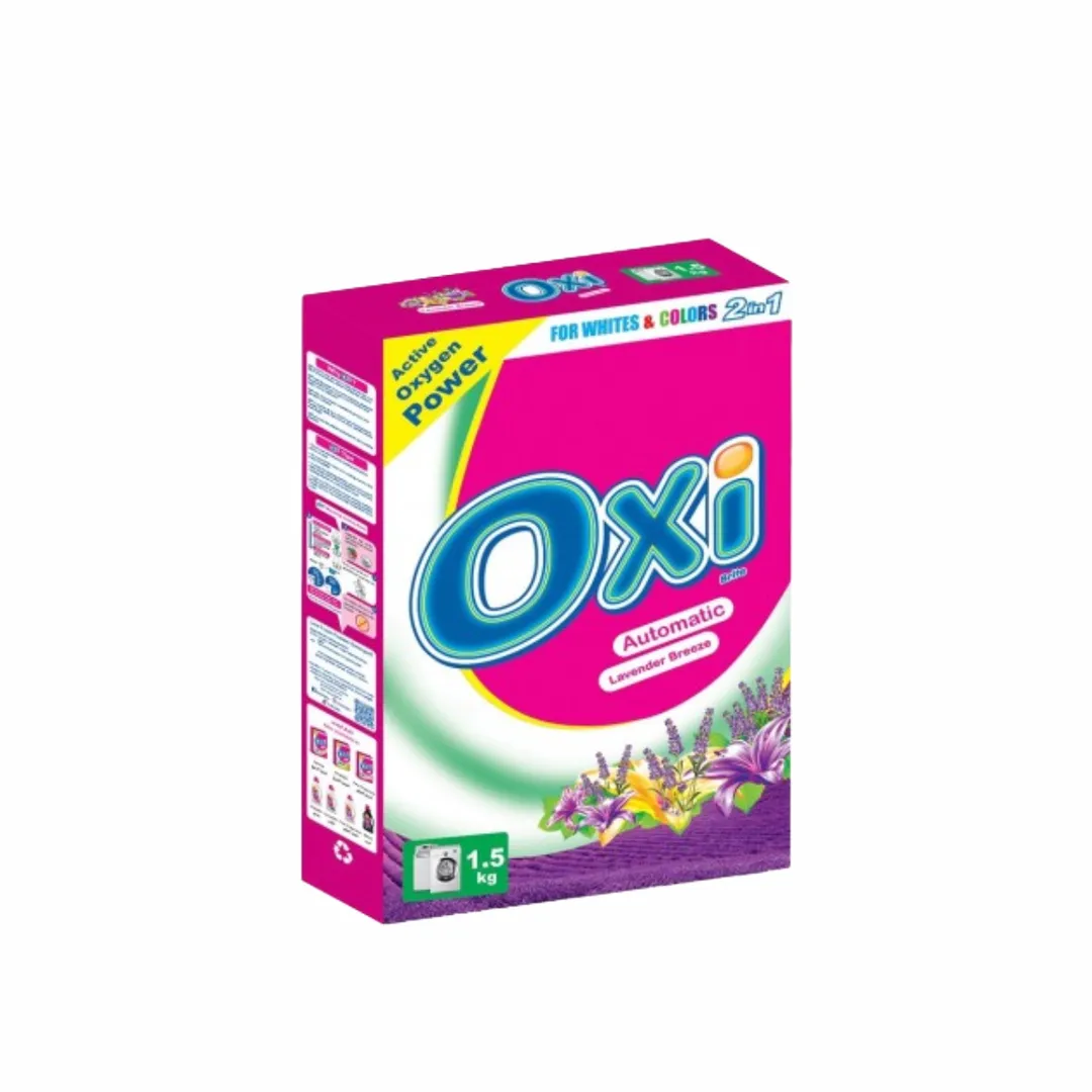 OXI SEMI-AUTOMATIC POWDER DETERGENT 1.5 KG - LAVENDER BREEZE