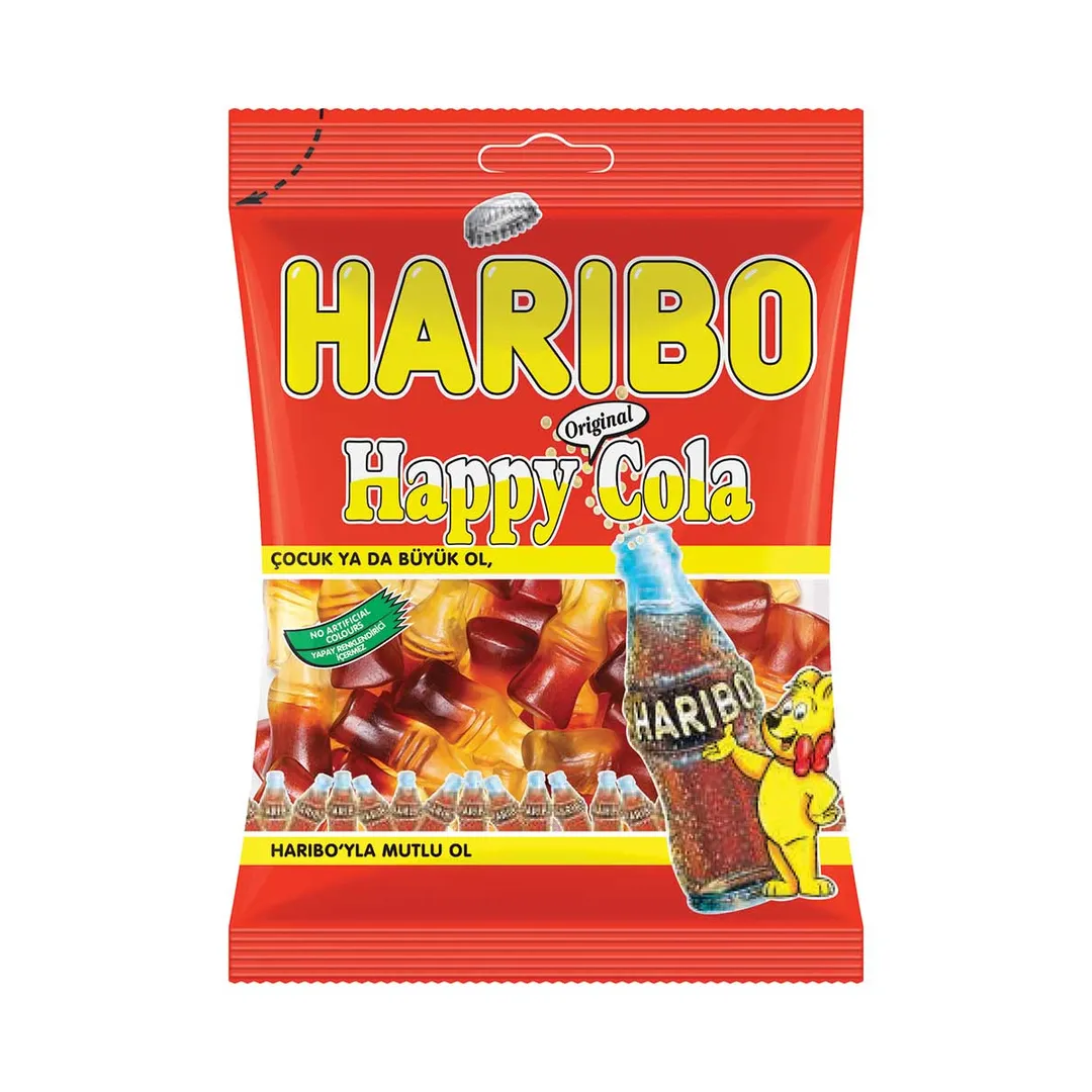 Haribo Cola Gummy Bag 80g