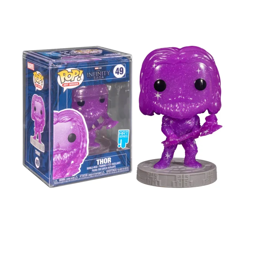 Funko POP! Marvel Thor Infinity Saga Art Series With Protection Box