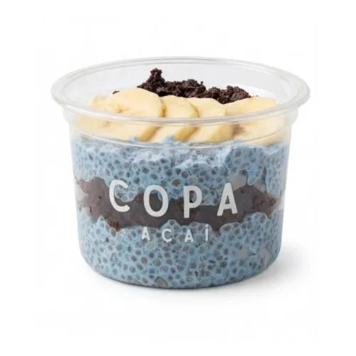 Blue Spirulina Chia Pudding