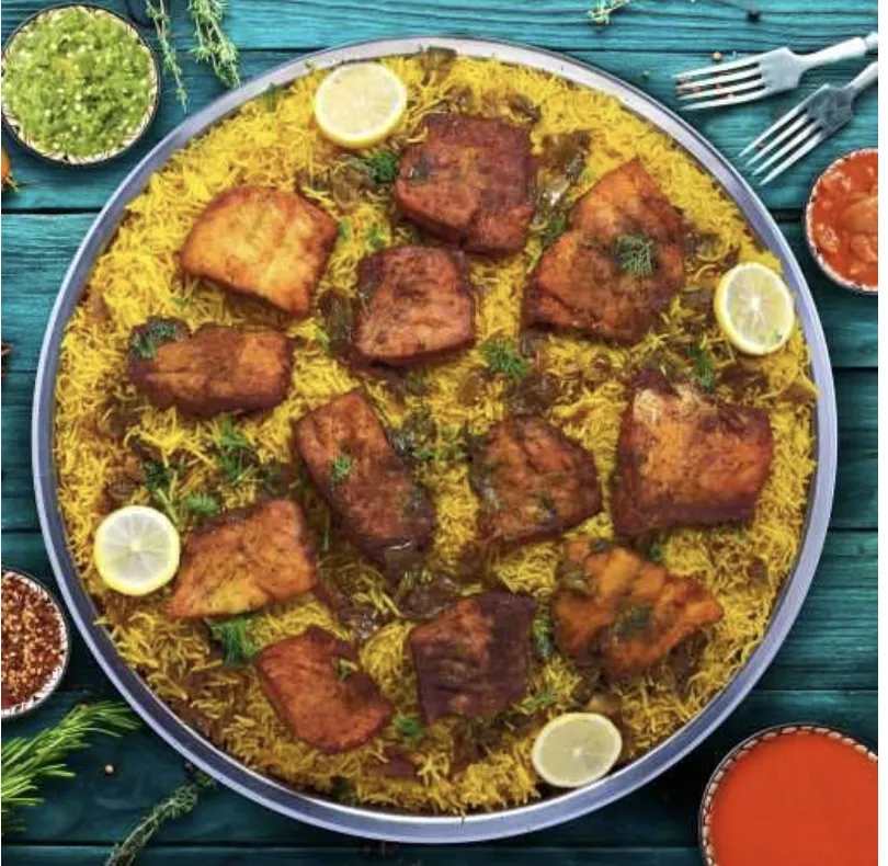 Mutabbaq Hammour Tray