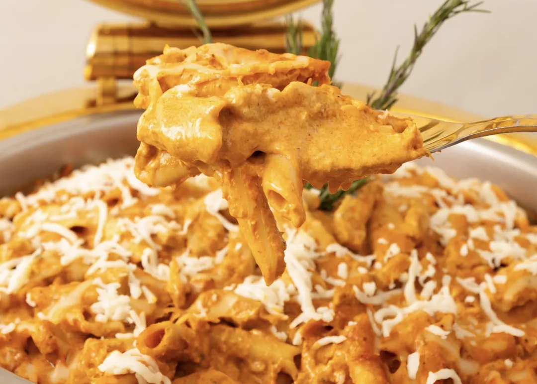 Chicken butter pasta for one