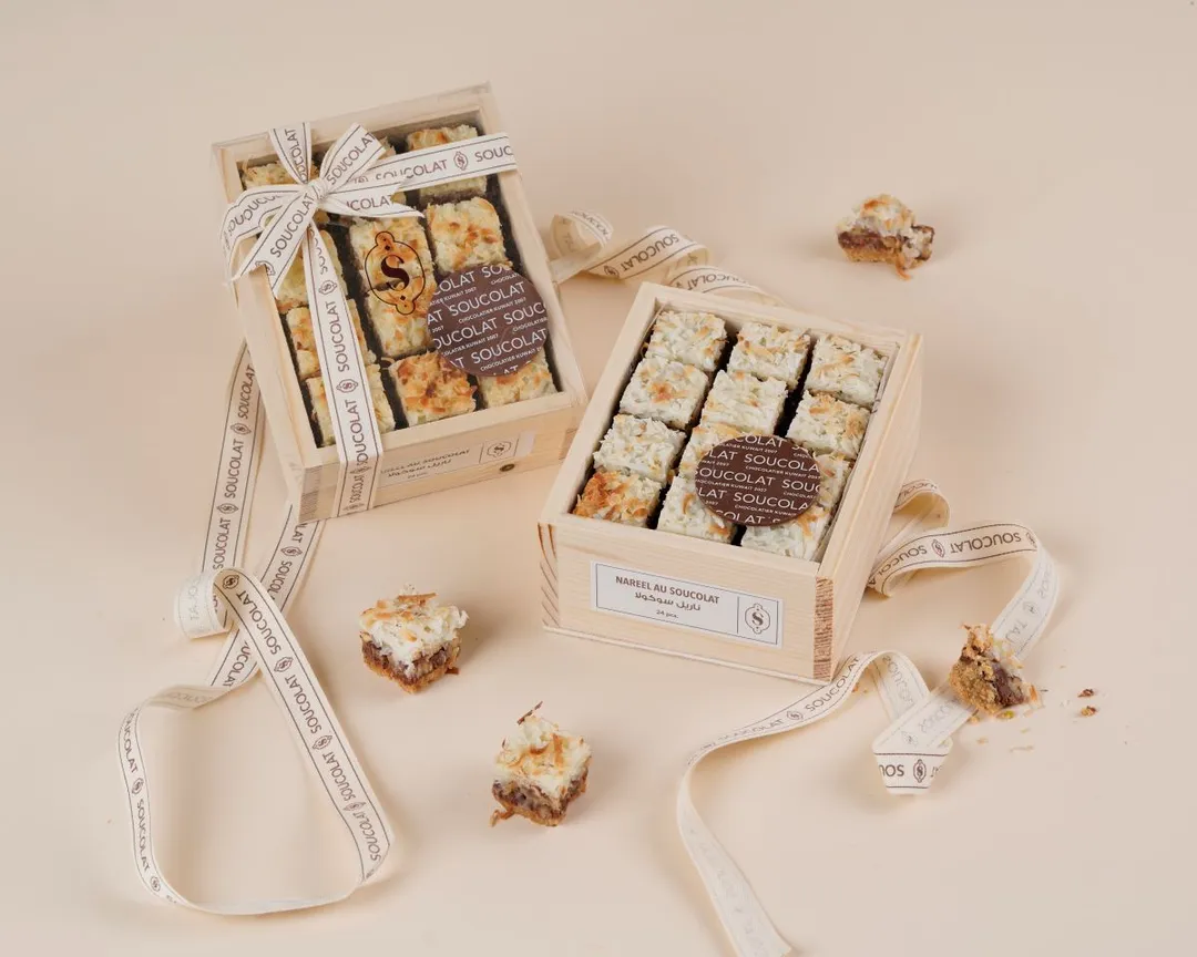 Wood Box Nareel Au Soucolat - 24pcs