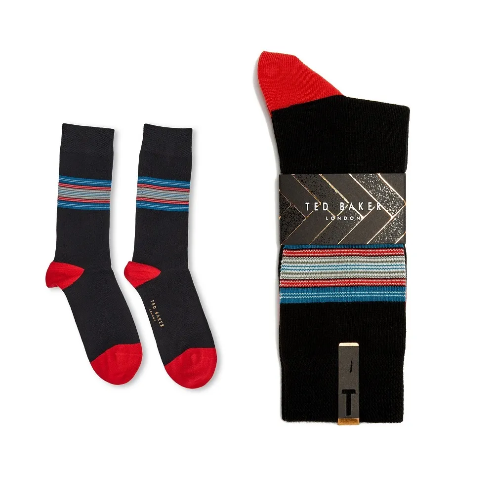 Ted Baker Midterm Stripe Socks