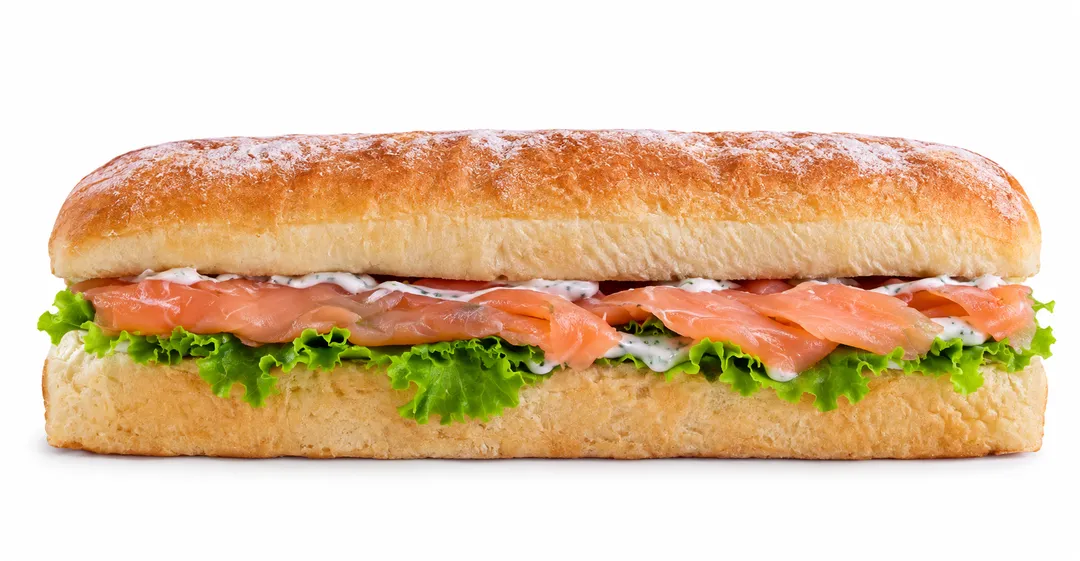 salmon sandwich