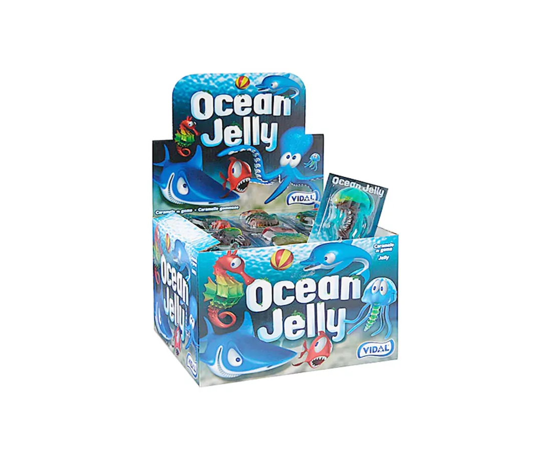 Vidal Ocean Fruit Flavored Jelly 66 Pieces x 11g