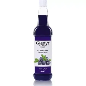 Gladys blueberry flavored syrup 750 ml
