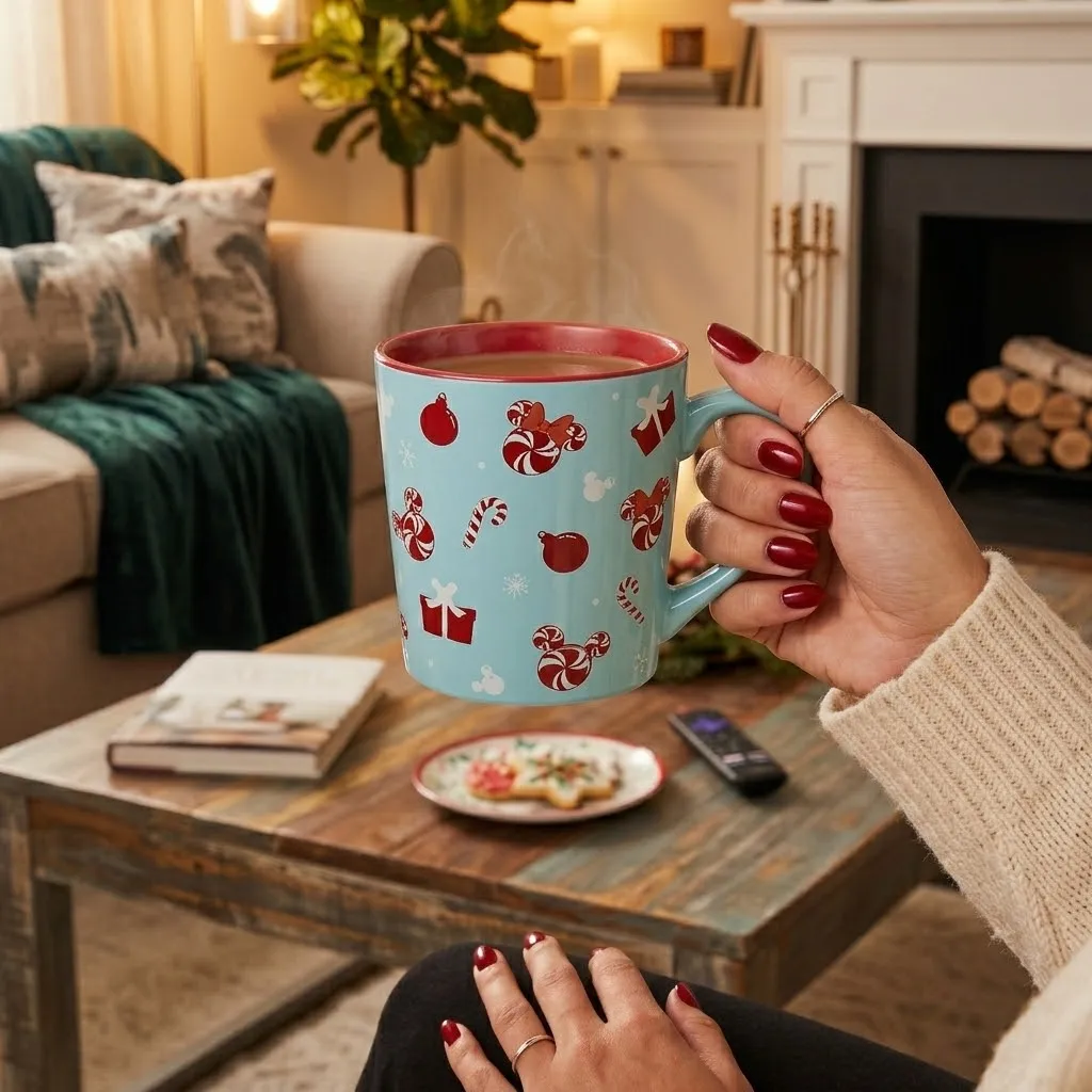 Mickey & Minnie Mouse Holiday Treats Mug