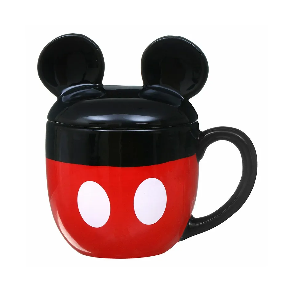 Mickey Mouse Shaped Mug with Lid