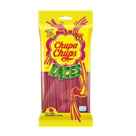 Chupa Chups Laces Strawberry Flavor 90g