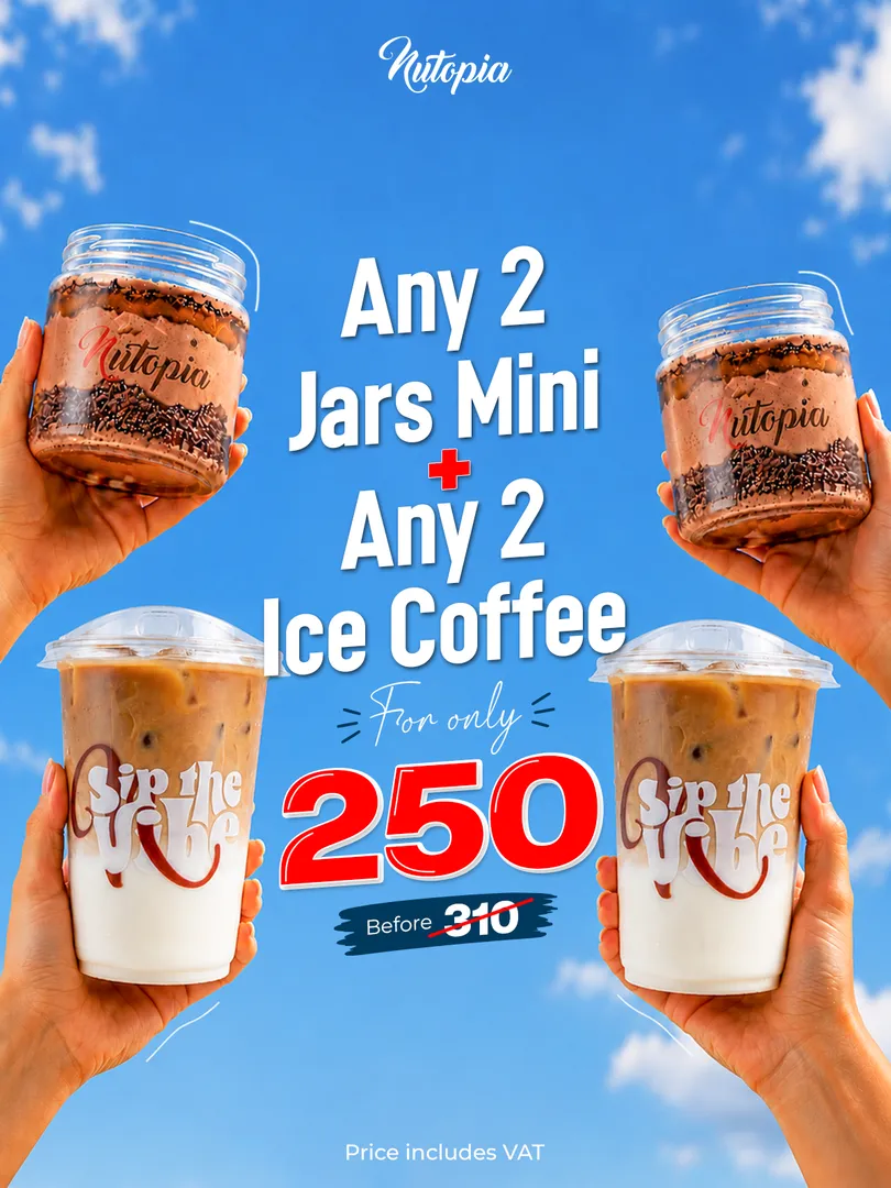 Any 2 Mini Jars + Any 2 Iced Coffee