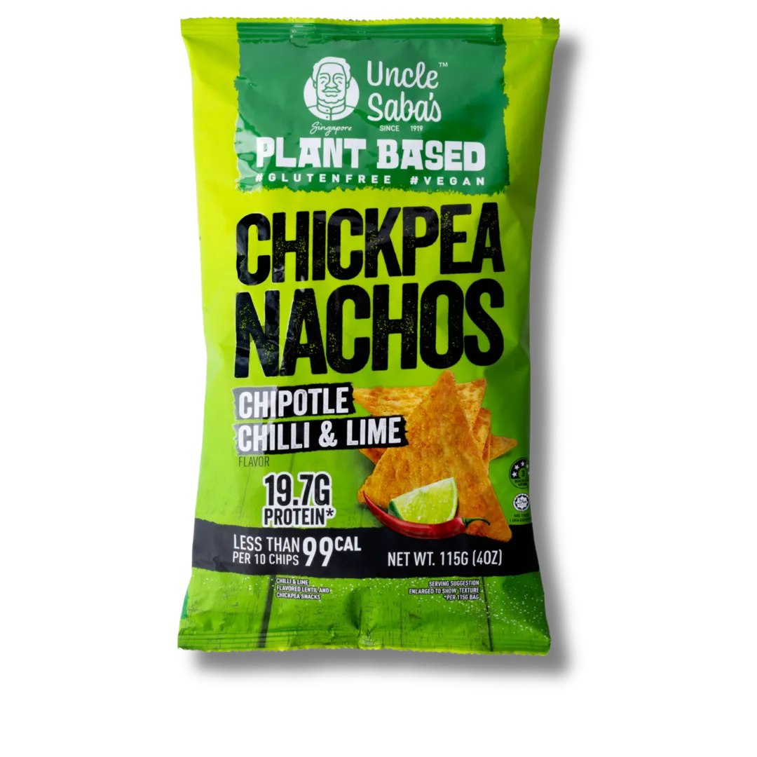 Uncle Saba Chilli Lime Chickpea Nachos 115g