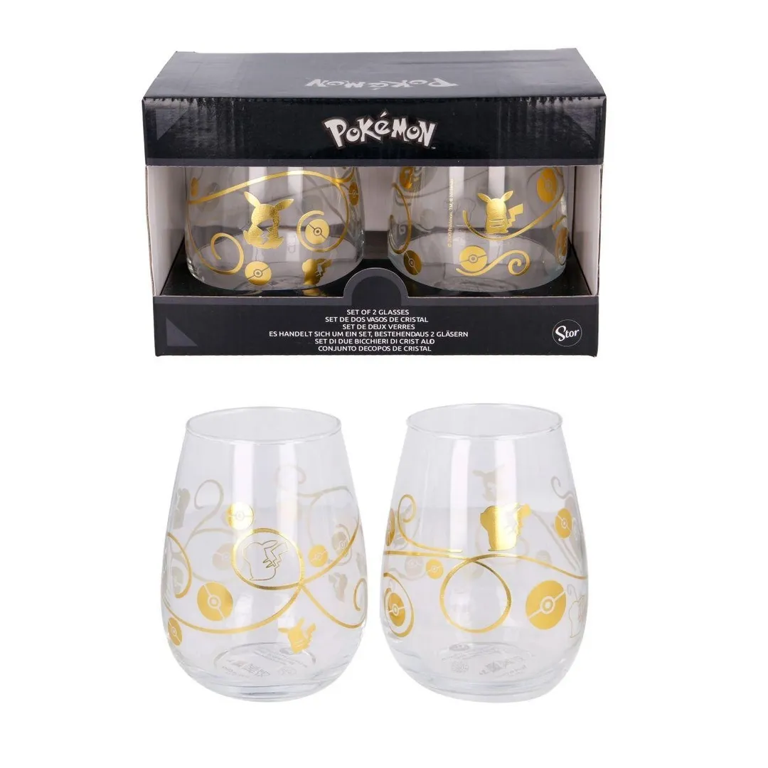 Pokemon 2 Glasses Set