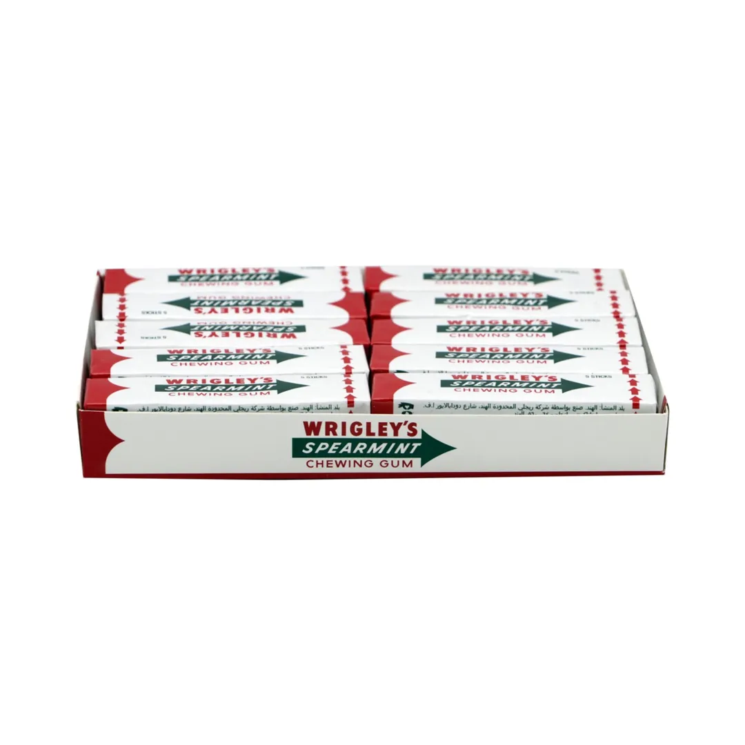 Wrigley's Spearmint Chewing Gum 20 Pieces