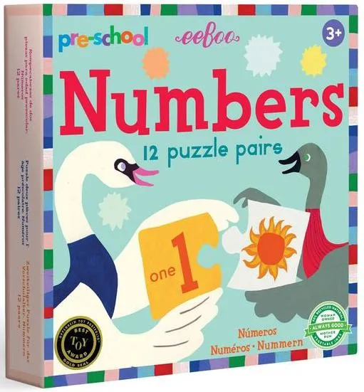 Pre School Numbers Puzzle Pair