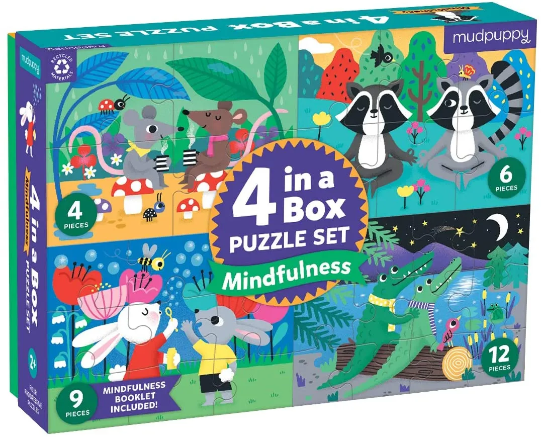 Mindfulness 4 in a Box Puzzle Set