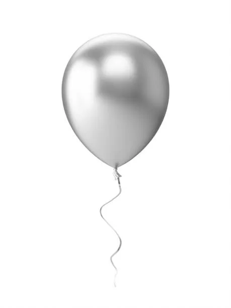 Silver balloon