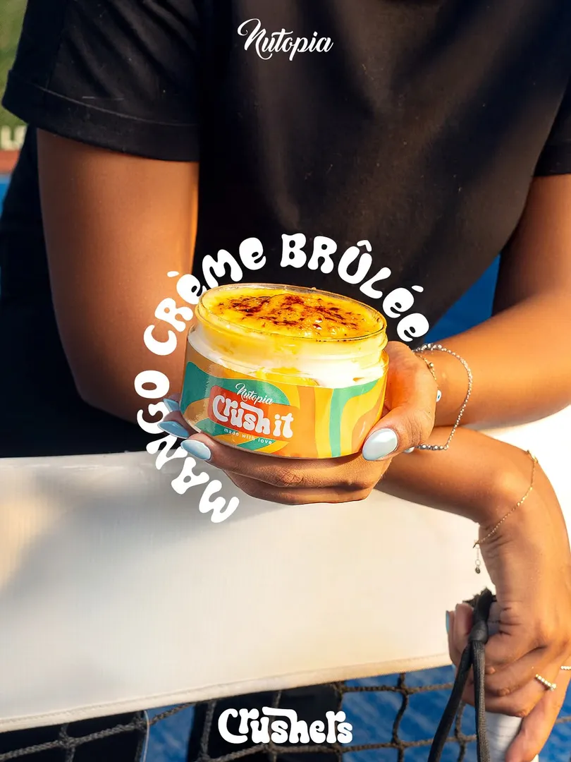 Mango Crème Brulee Jar