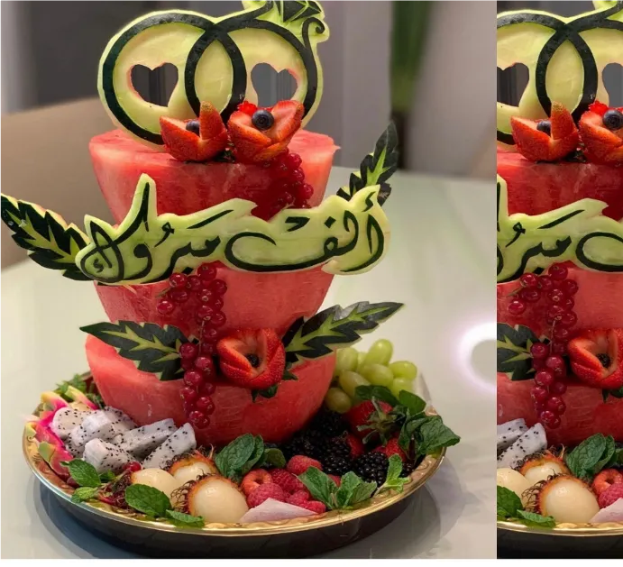 Small watermelon Cake