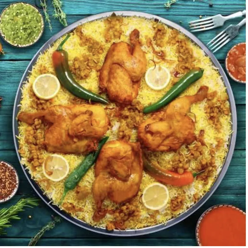 Chicken Majboos Tray