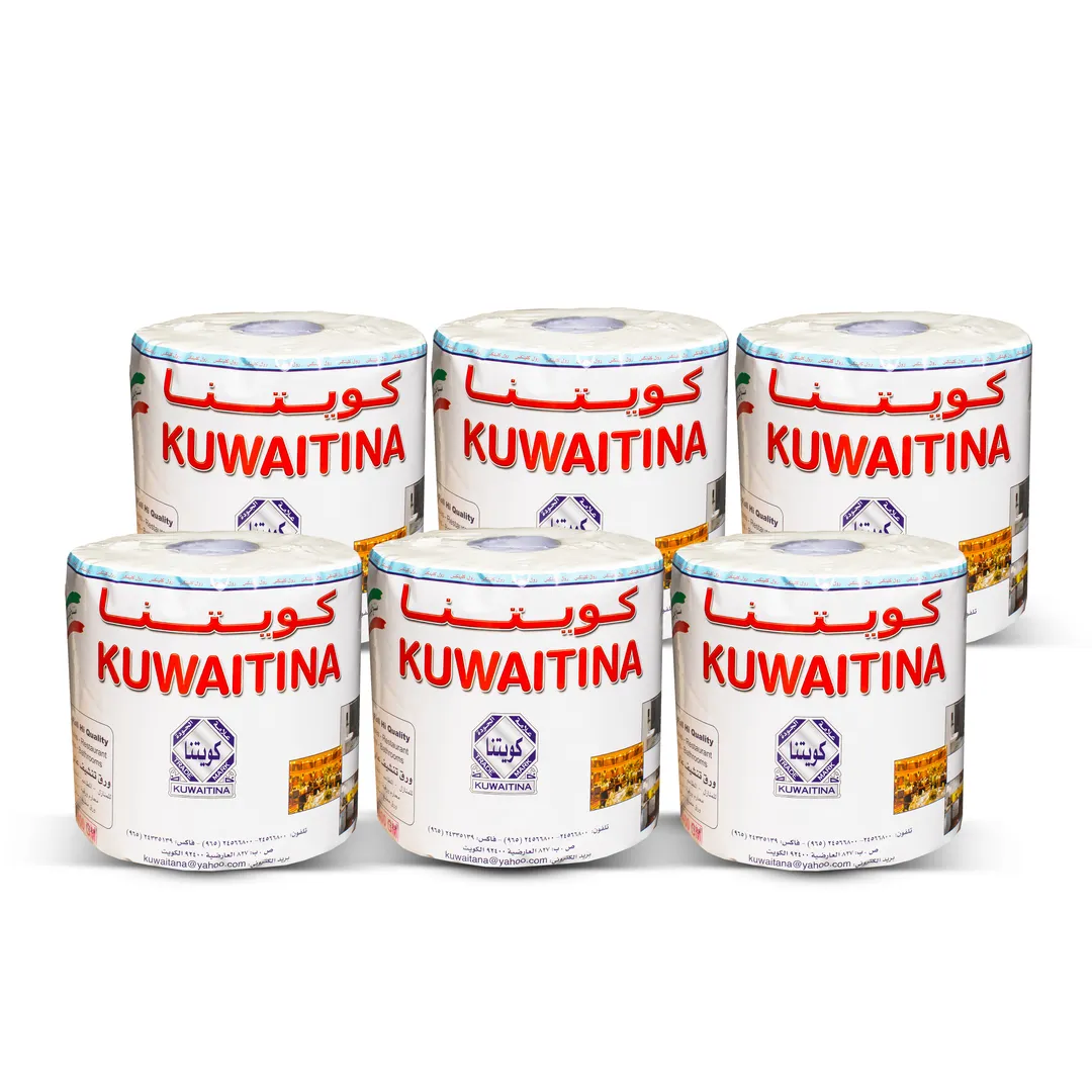 OFFER CARTON 6 PCS KUWAITINA TISSUE ROLL 400GM
