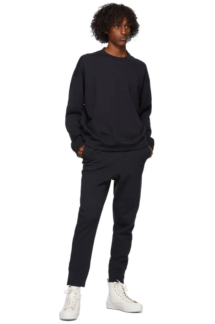 Navy French Terry Lounge Pants