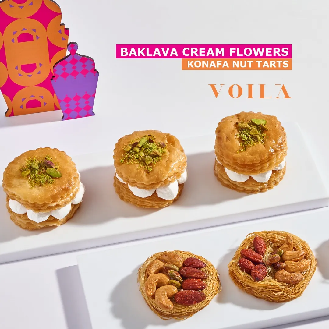Baklava Cream Flowers ( Per 1/4 KG )