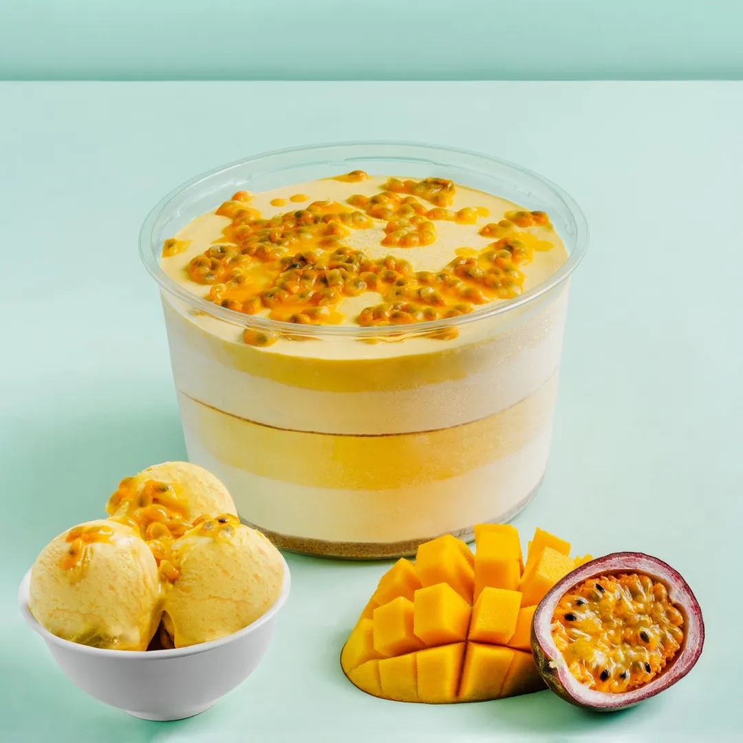Mango Passionfruit Ice Cream