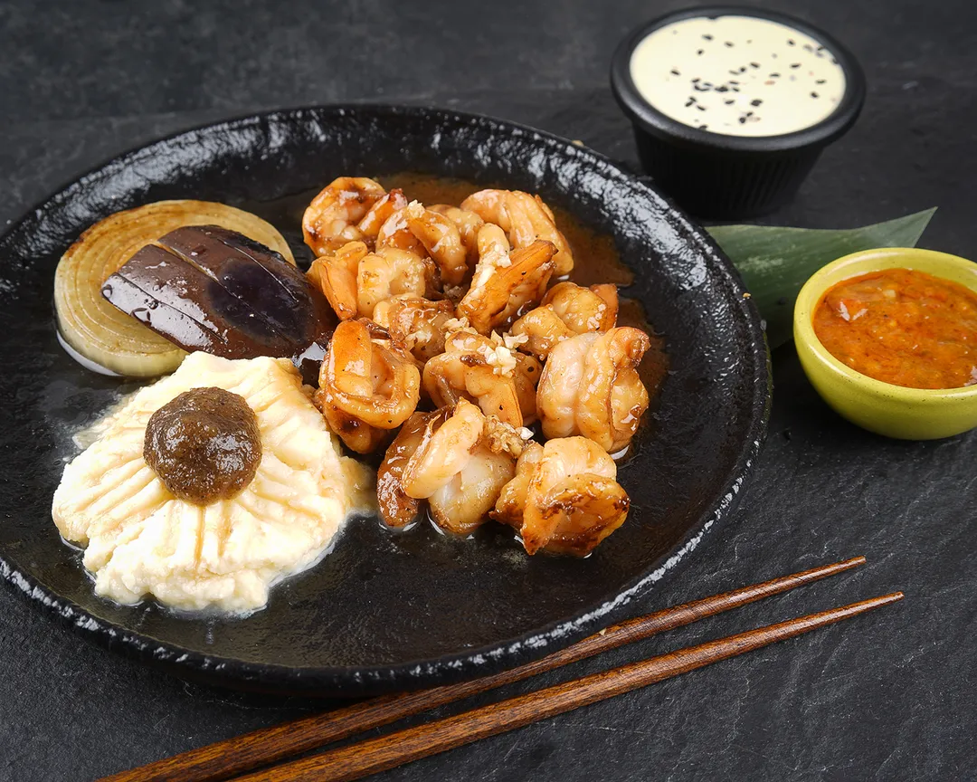 SHRIMP TEPPANYAKI