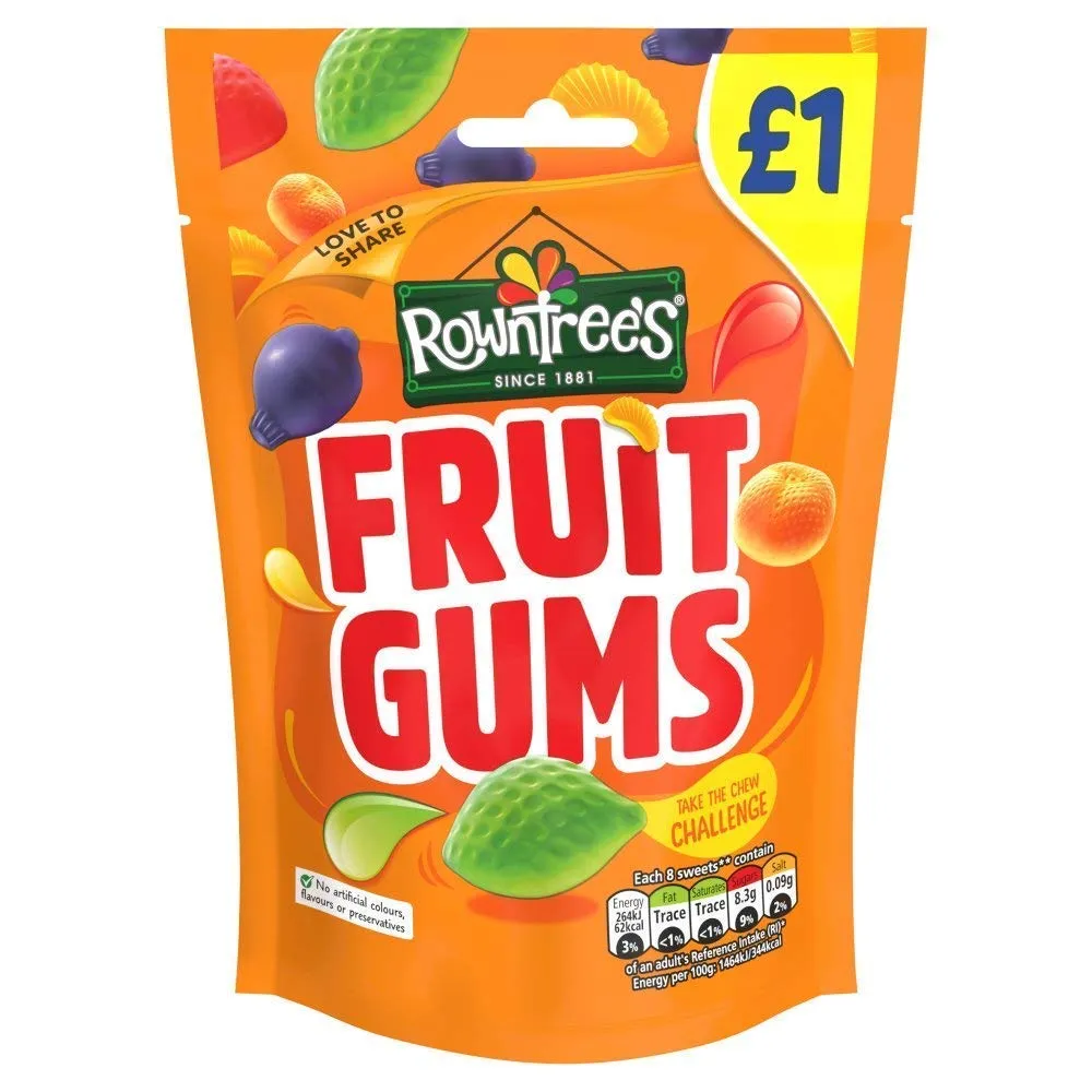 Rowntree's Fruit Gums 120gr