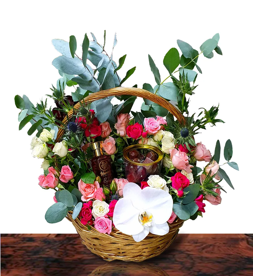 BASKET OF LOVE- GOLD