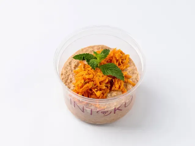 Caramelized carrot oats.