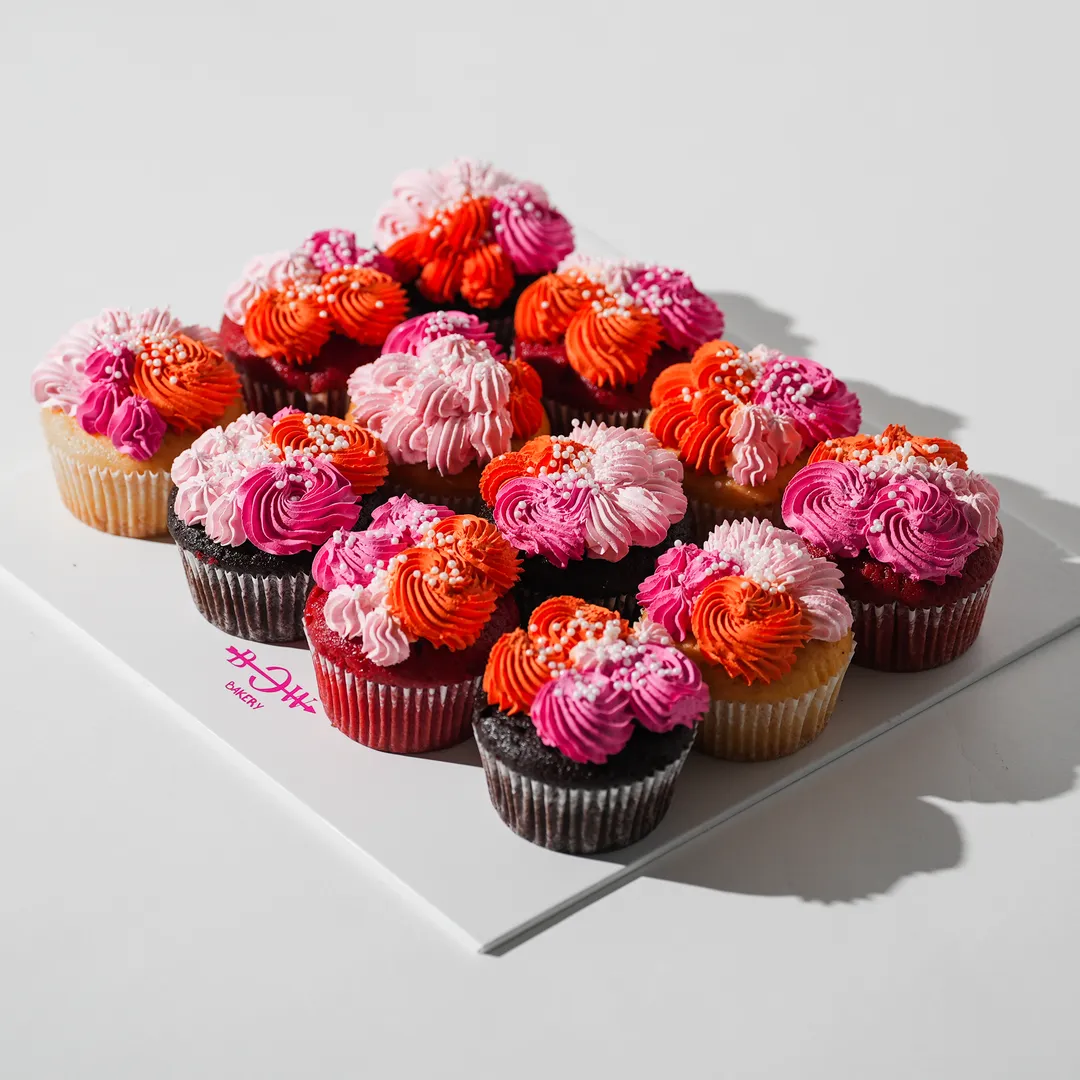 Bow Cup Cake (12 pcs)
