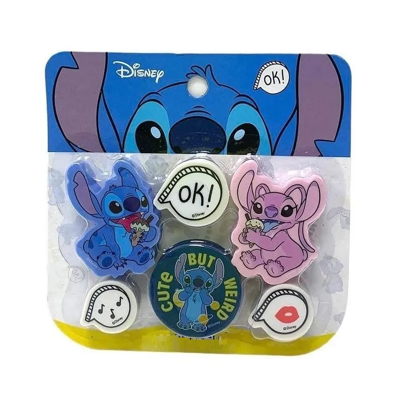 Lilo & Stitch Erasers - 6 PCS