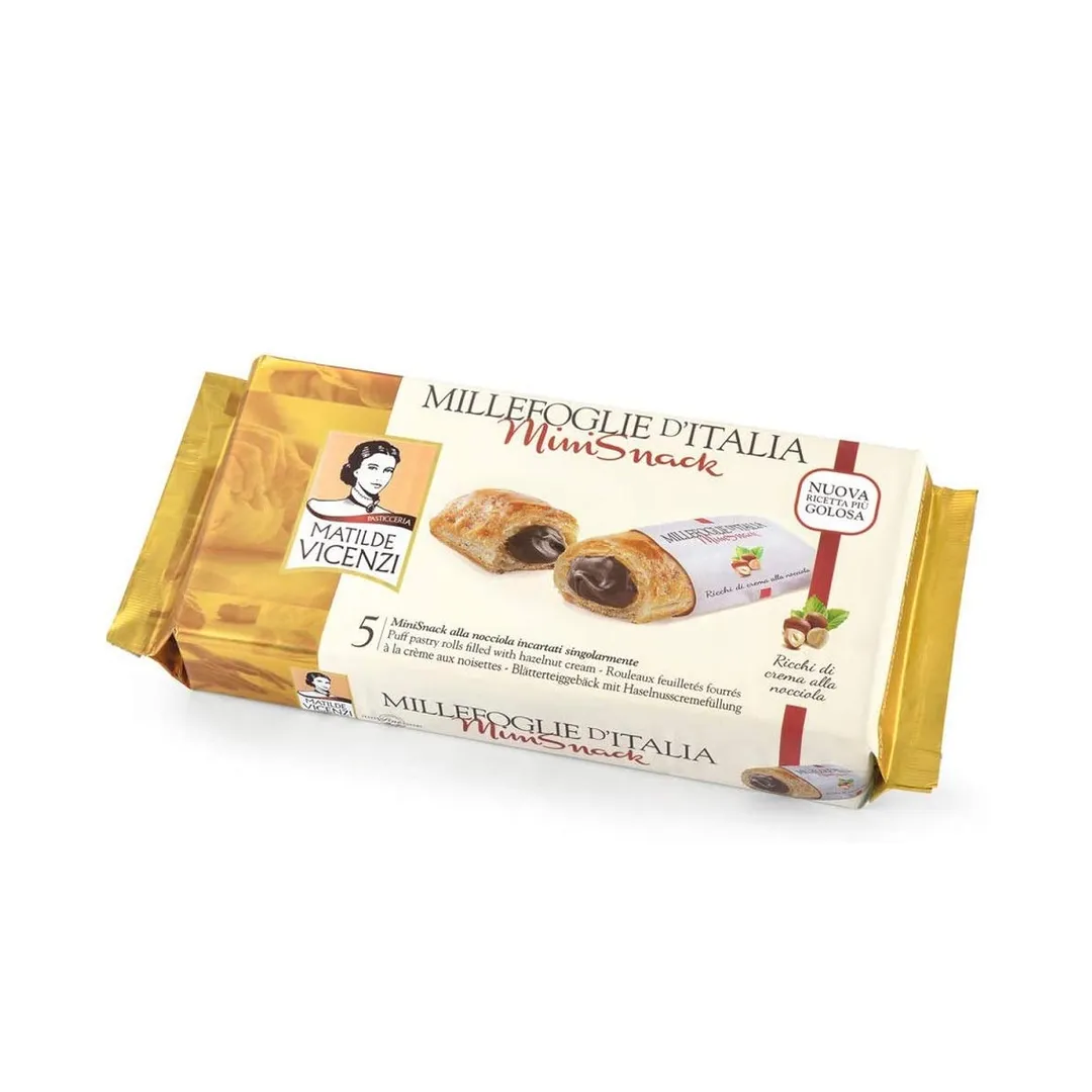 Matilde Vicenzi Hazelnut Cream Puff Pastry 125gr