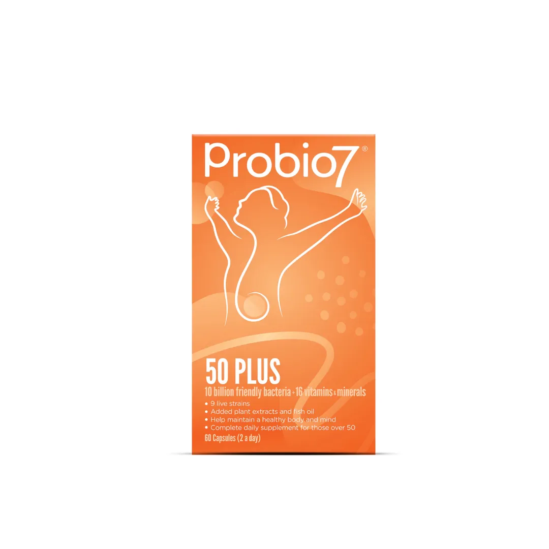 بكتيريا نافعة 10 بليون مع فيتامينات ومعادن PROBIO7 50 Plus