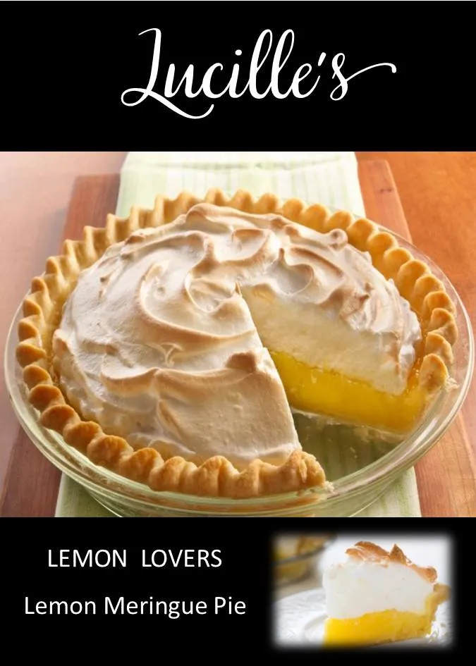 Lemon meringue pie