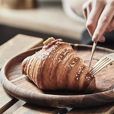 Bacon and Cheddar Croissant