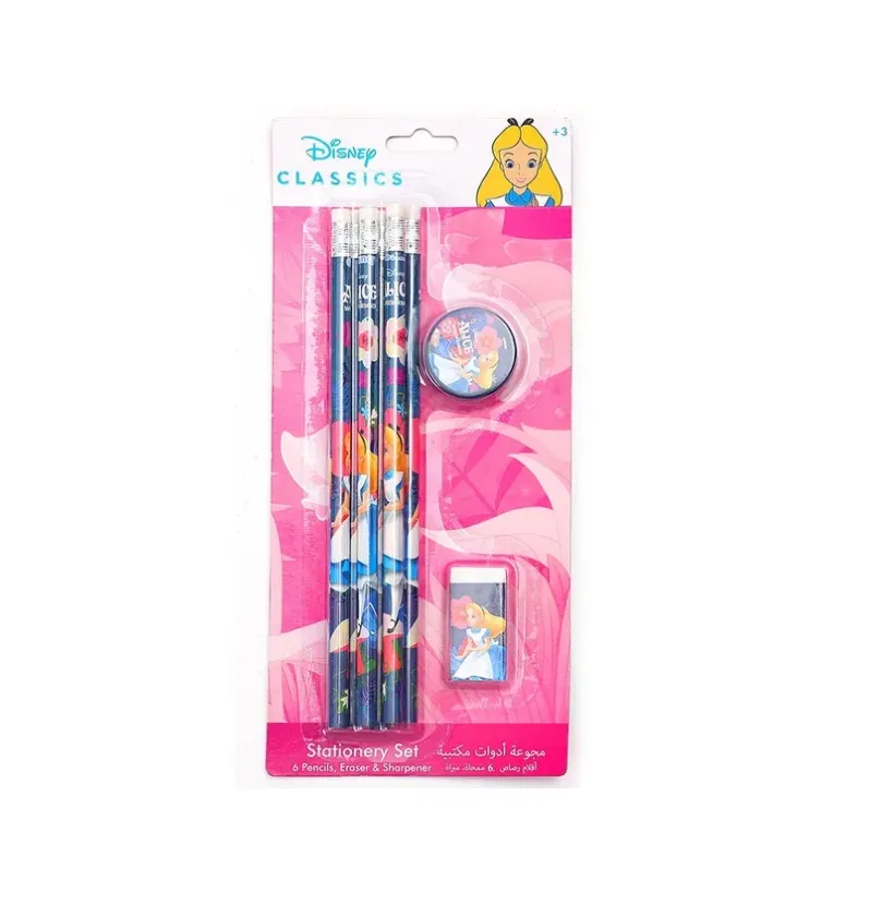 Alice In Wonderland 8 PCS Stationery Set