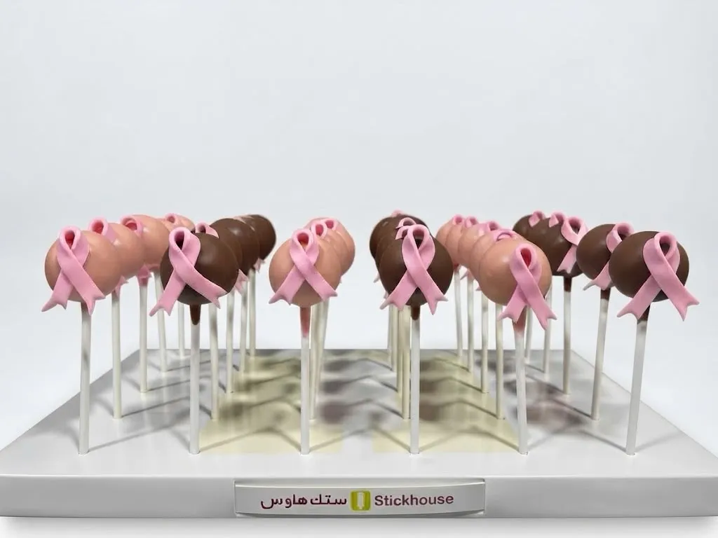 لولب بوب كيك (أكتوبر شهر التوعية بسرطان الثدي )