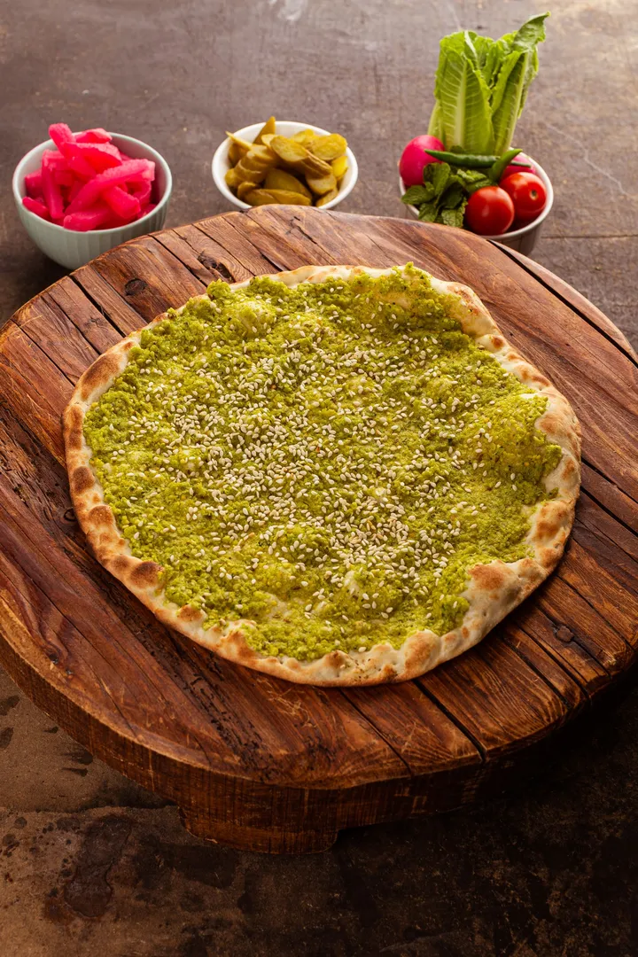 فطيرة فلافل مشويه