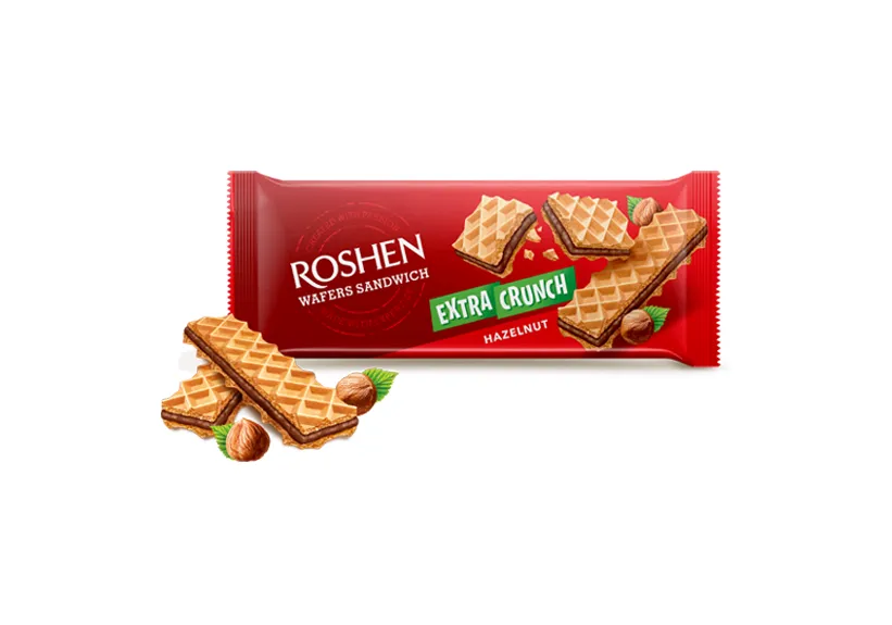 Roshen Wafer Sandwich Extra Crunch Hazelnut 142g