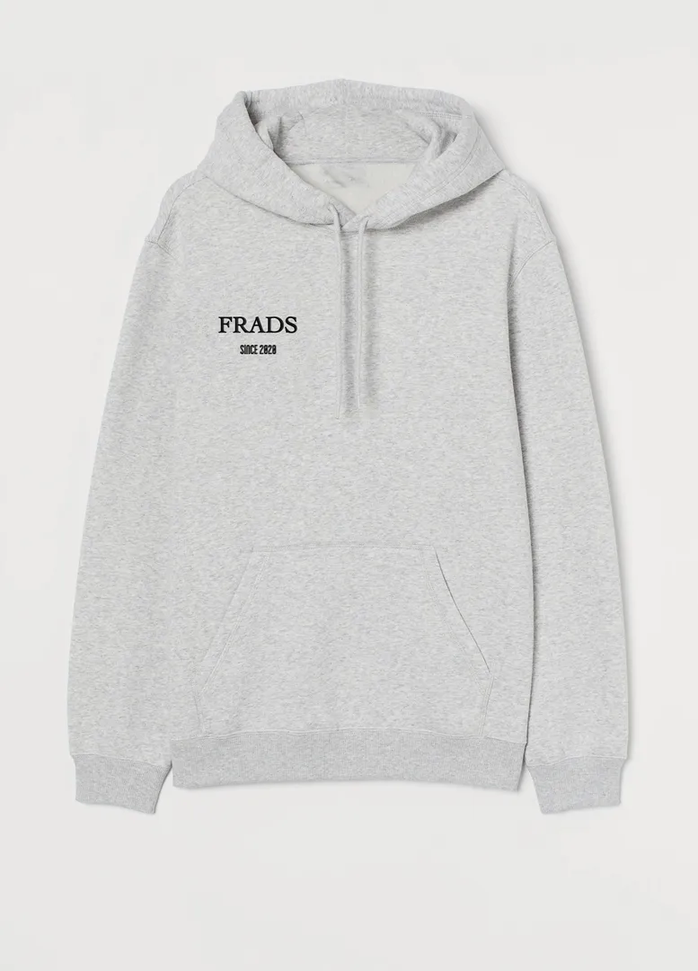 light grey hoodie