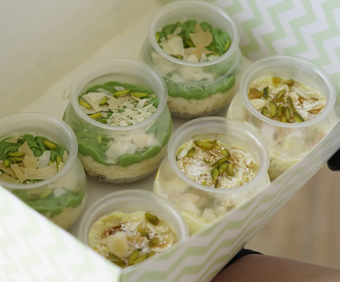 Arabic Sweets in Cups