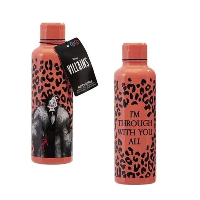 Cruella Villains Metal Water Bottle