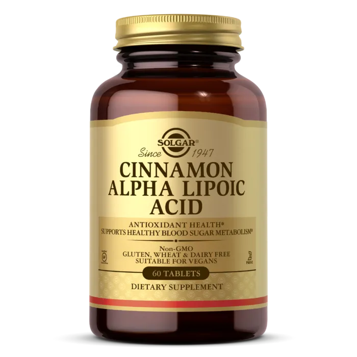Solgar Cinnamon Alphalipoic Acid 60 Tab