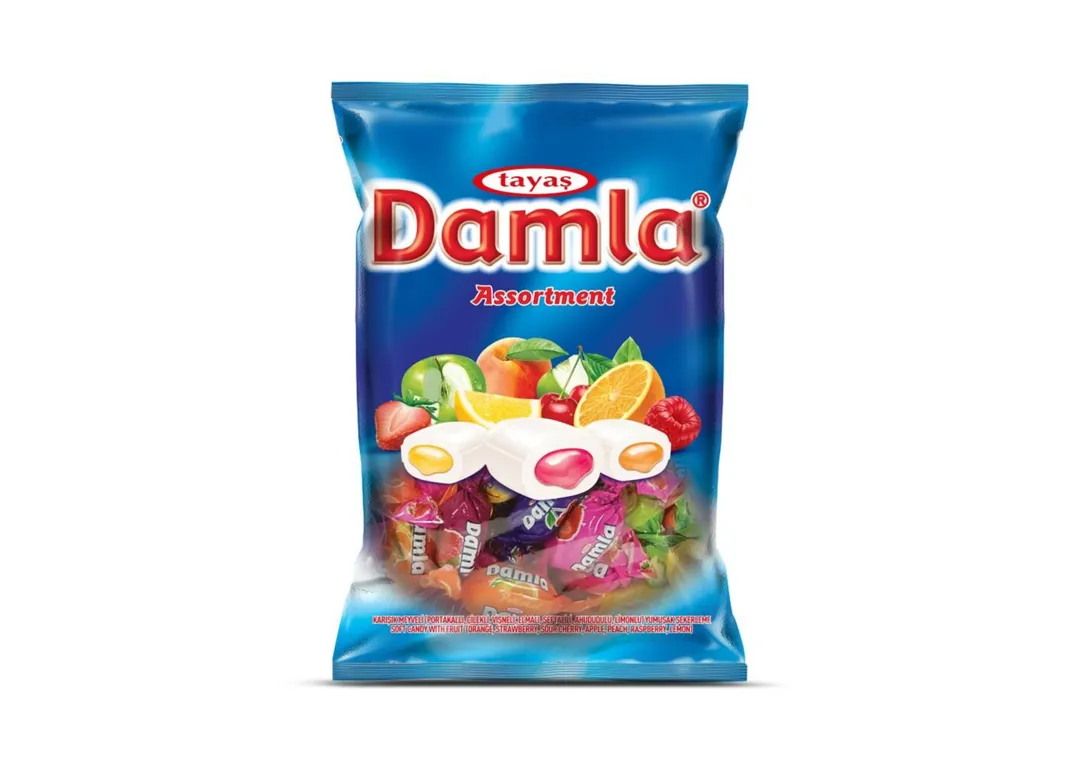 Tayas Damla Fruit Assorted Toffee 800g