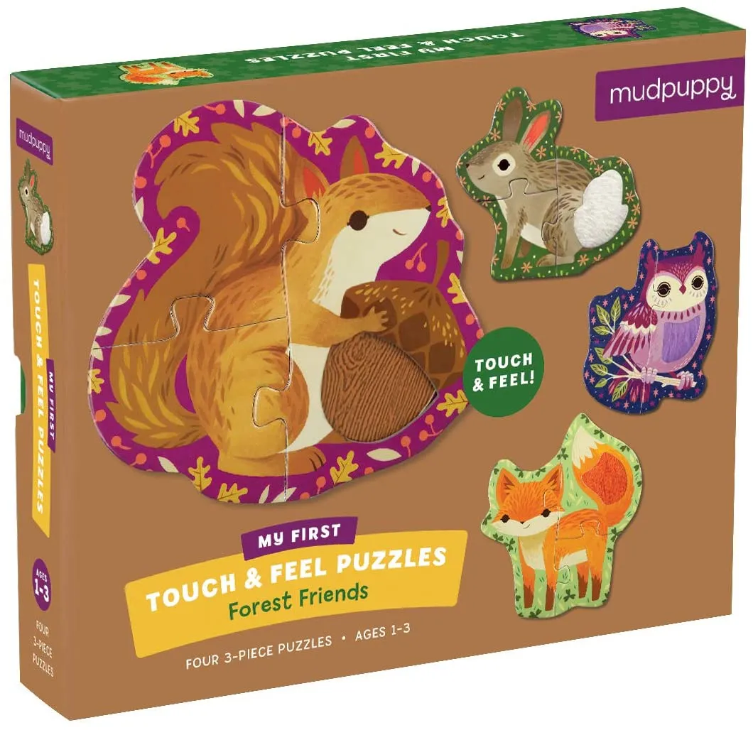 My First Touch and Feel Puzzle- Forest Friends
