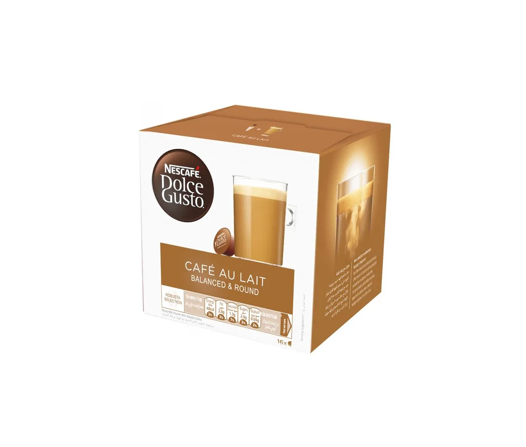 Nescafe Dolce Gusto Cafe Au Lait Instant Coffee Capsules 16 Pieces