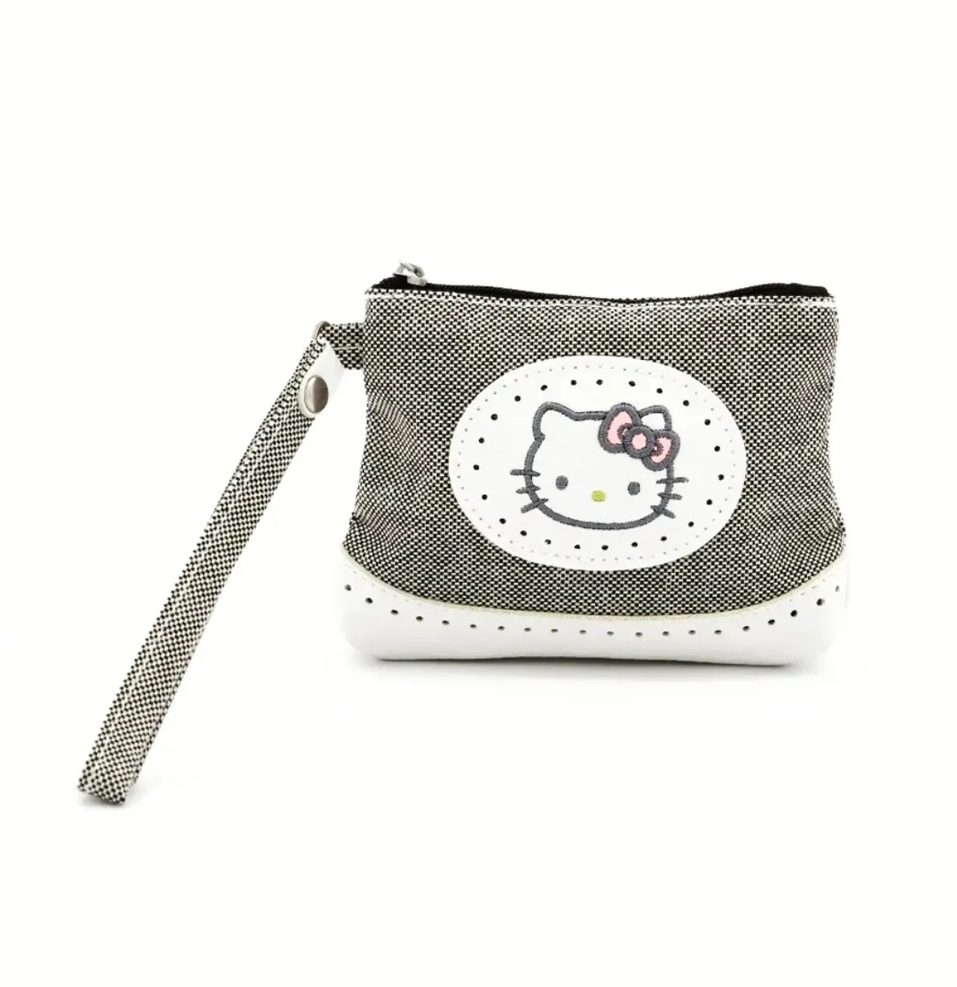 Hello Kitty Canvas/Leather Coins Purse